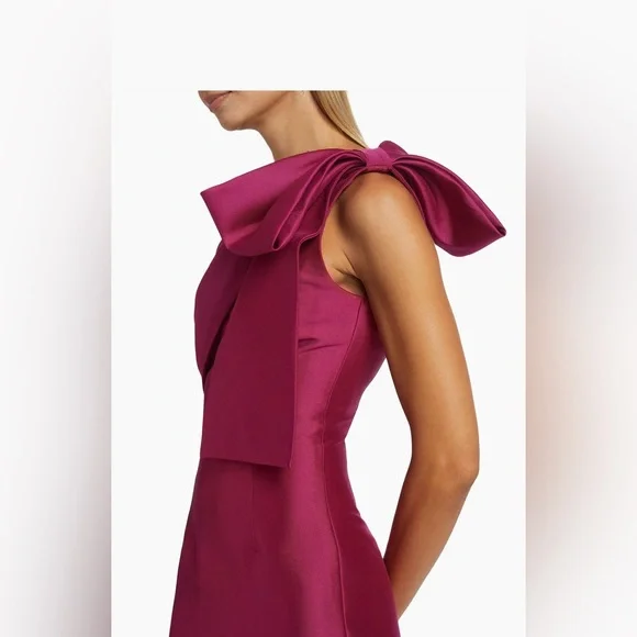 Sachin + Babi One-Shoulder Fuchsia Dress - Picture 3 of 12